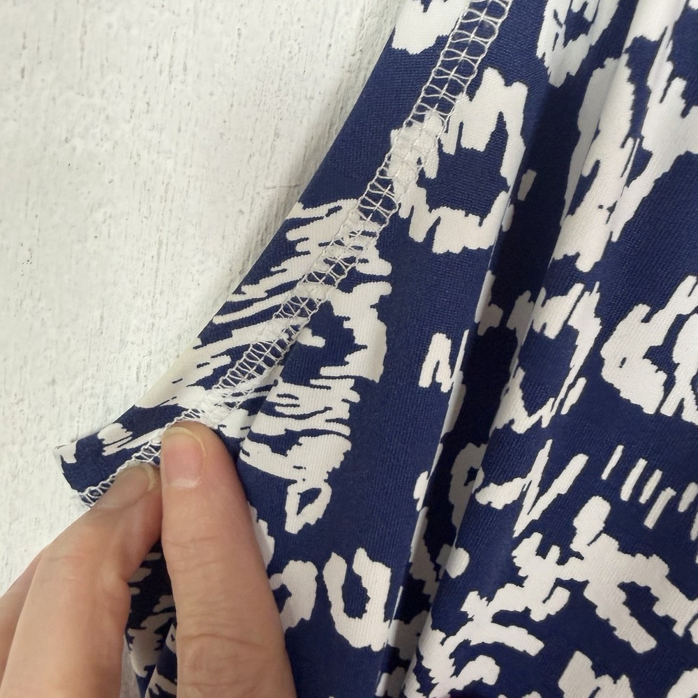 Banana Boat Blue Tropical Floral Beach Dress UPF 50 Swim Travel Island Coastal M - Picture 8 of 13